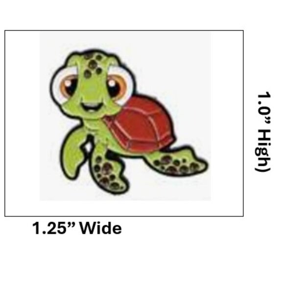 DISNEY Squirt (Crush Jr.) Trading Pin (BRAND-NEW & SO CUTE!) - Picture 2 of 3
